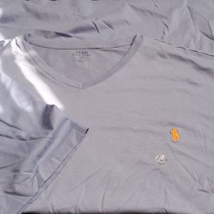 V neck polo t shirt